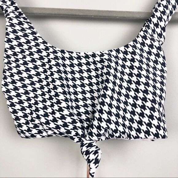 LOVERS + FRIENDS | Jojo Houndstooth Black & White Bikini Women’s Size XXS - Picture 8 of 13